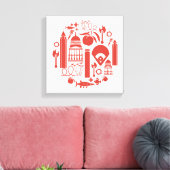 Toile Icônes de Géorgie Atlanta (Insitu(Salon))