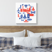 Toile Icônes de Houston Texas (Insitu(Chambre))