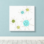 Toile Iconique Starbursts Emballé Canvas (Insitu (Plancher de Bois))