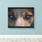 Toile Icy Blue Canine Eyes (Insitu (Plancher de Bois))