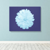 Toile Icy Blue Marigold Canvas Imprimer (Insitu (Plancher de Bois))