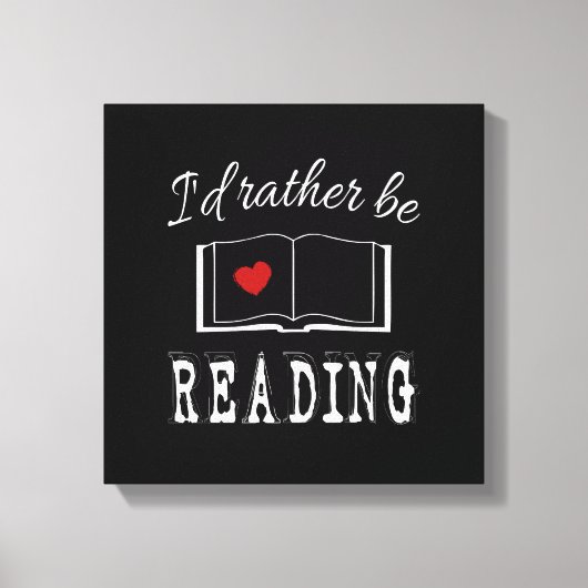 Toile I'd rather be reading (Recto)