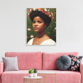 Toile Ida B Wells Floral Art Tribute (Insitu(Salon))
