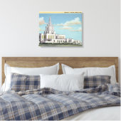 Toile Idaho Falls, ID - Mormon Temple View (Insitu(Chambre))