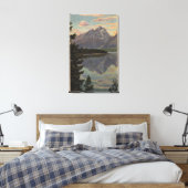Toile Idaho - Grande Teton Réflexion sur Jackson Lake (Insitu(Chambre))