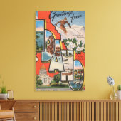 Toile Idaho (Ski)Grandes Scènes De LETTREIdaho (Insitu(Salon))