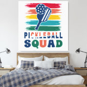 Toile Idée cadeau pour joueurs de pickleball (Insitu(Chambre))