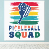 Toile Idée cadeau pour joueurs de pickleball (Insitu (Plancher de Bois))