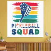 Toile Idée cadeau pour joueurs de pickleball (Insitu(Salon))