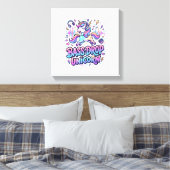 Toile Idée de cadeau licorne basse drop typographie Des (Insitu(Chambre))