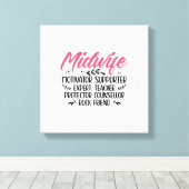 Toile Idées Cadeaux Midwids | Interfemme obstétricienne  (Insitu (Plancher de Bois))