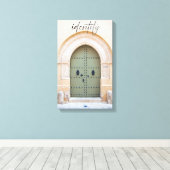 Toile Identity Through the Moroccan door (Insitu (Plancher de Bois))