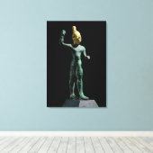 Toile Idole du dieu de la tempête Baal, de Syrie, âge de (Insitu (Plancher de Bois))