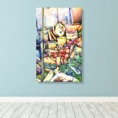 Toile If God had made it it better, she would have kept (Insitu (Plancher de Bois))