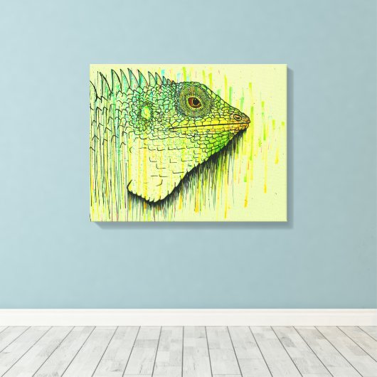 Toile Iguana (Insitu (Plancher de Bois))