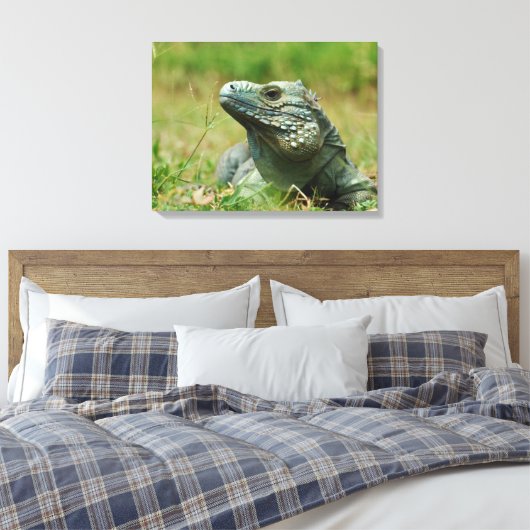 Toile Iguana bleu (Insitu(Chambre))