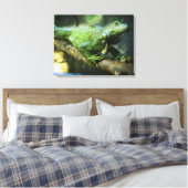 Toile Iguane vert (Insitu(Chambre))