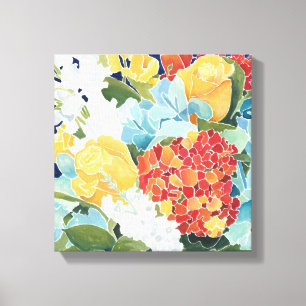 Toile II floral de minuit