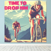 Toile Il Est Temps De Le Laisser Cycler (Insitu (Plancher de Bois))