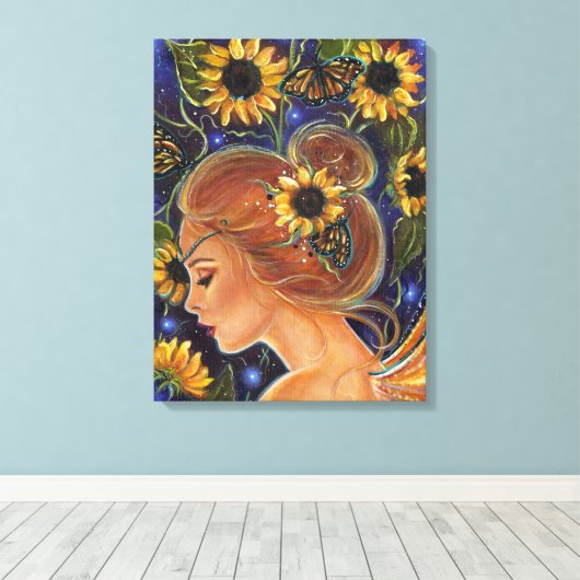 Toile Il est temps d'être libre fae canvas print Par Ren (Insitu (Plancher de Bois))