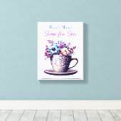 Toile Il est toujours temps pour le thé (Insitu (Plancher de Bois))