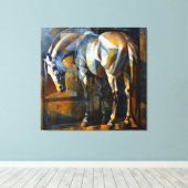 Toile Il était un héros (Insitu (Plancher de Bois))