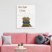 Toile Il Était Une Fois Des Livres (Insitu(Salon))