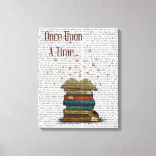 Toile Il Était Une Fois Des Livres