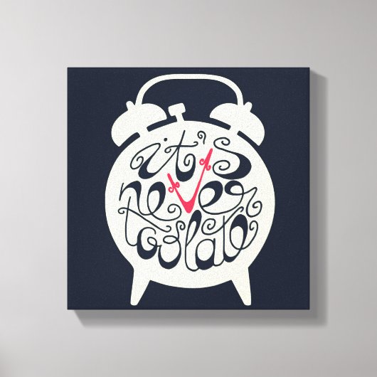 Toile Il n'est jamais trop tard (Recto)