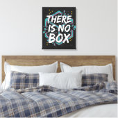 Toile Il n'y a pas de boîte Pensée créative (Insitu(Chambre))