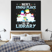 Toile Il n'y a pas d'endroit comme la bibliothèque de No (Insitu(Chambre))