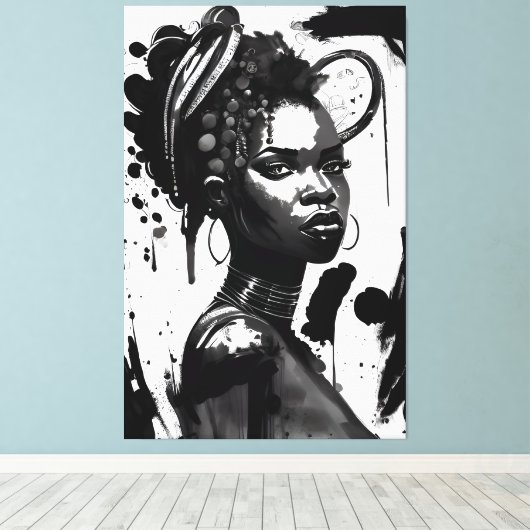 Toile Il n'y a pas d'exception pour la grandeur (Insitu (Plancher de Bois))