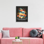 Toile Il n'y a pas trop de livres (Insitu(Salon))