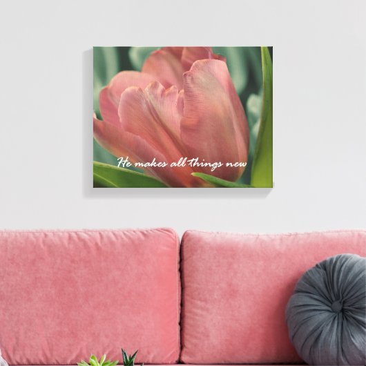 Toile Il rend toutes les choses belles dans son Time Ver (Insitu(Salon))
