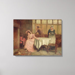 Toile "Il viennent ?" (huile sur la toile)