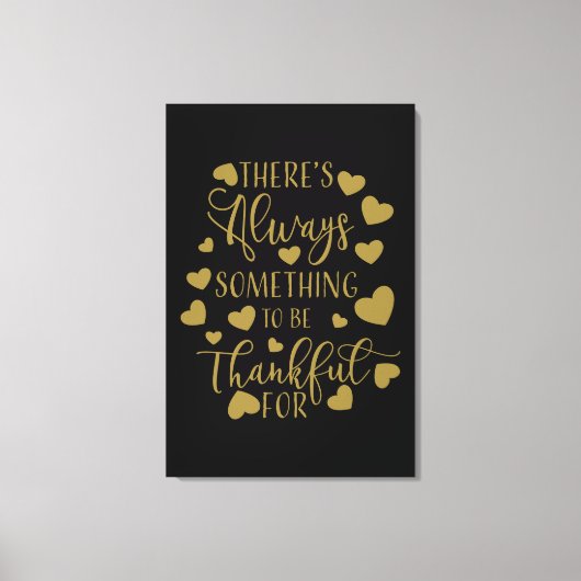 Toile il y a toujours quelque chose à remercier (Recto)