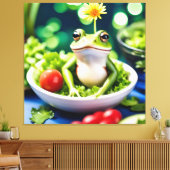 Toile Il Y A Une Grenouille Dans Ma Salade (Insitu(Salon))