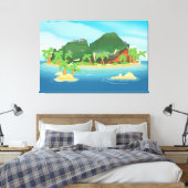 Toile Île au trésor tropical (Insitu(Chambre))