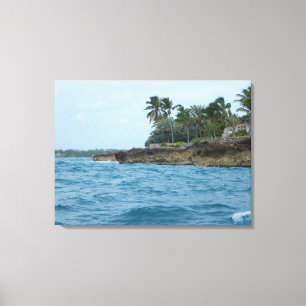 Toile ÎLE CARRIBEAN #1 SUR CANVAS 20 "x 16"