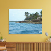 Toile ÎLE CARRIBEAN #1 SUR CANVAS 20 "x 16" (Insitu(Salon))