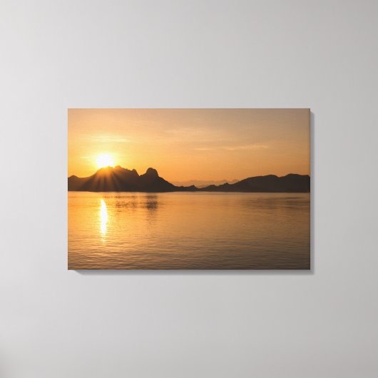 Toile Île de Komodo au coucher du soleil (Recto)