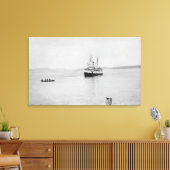 Toile Ile de Lopez, WA - Ferry de Rosalie San Juan (Insitu(Salon))