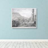 Toile Île de Pâques, 1786 (Insitu (Plancher de Bois))