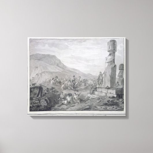 Toile Île de Pâques, 1786 (Recto)