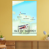 Toile île de Sheppey Kent Angleterre affiche de voyage (Insitu(Salon))