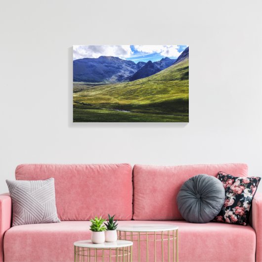 Toile Île de Skye - Les Cuillins noirs (Insitu(Salon))