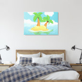Toile Île déserte (Insitu(Chambre))