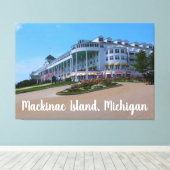 Toile Île Mackinac Michigan (Insitu (Plancher de Bois))