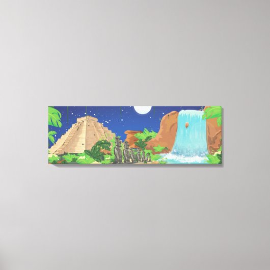 Toile Île tropicale (Recto)