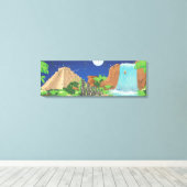 Toile Île tropicale (Insitu (Plancher de Bois))
